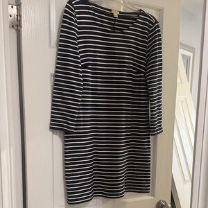 Women’s Jcrew navy & white Striped Dress